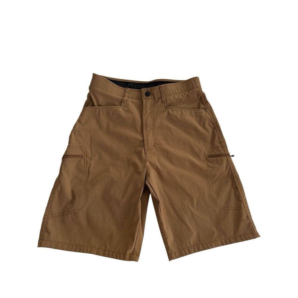 Wrangler Cargo Shorts Mens Stretch Outdoors Activewear Light Brown Size 32